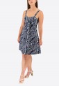 Mini Elastic Dress With Pleats 524040-1