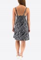 Mini Elastic Dress With Pleats 524040-1