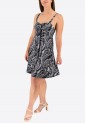 Mini Elastic Dress With Pleats 524040-1