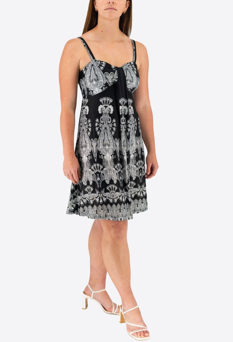 Mini Dress With Elastic Straps 524040-2