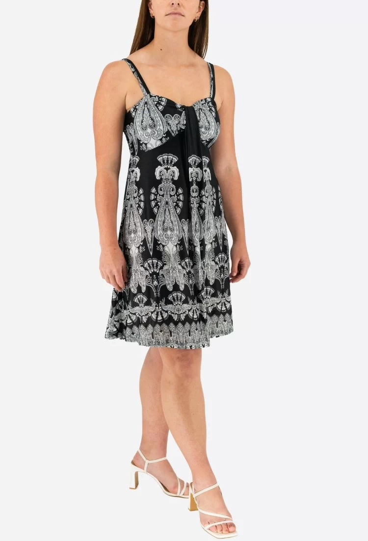 Mini Dress With Elastic Straps 524040-2