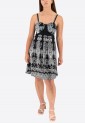 Mini Dress With Elastic Straps 524040-2 Mini Dress With Elastic Straps 524040-2