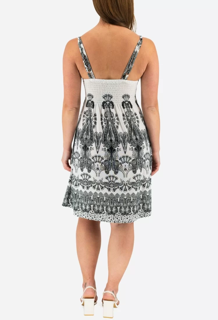 Mini Dress With Elastic Straps 524040-2