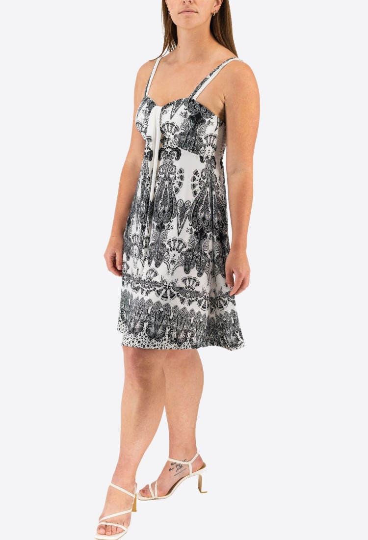 Mini Dress With Elastic Straps 524040-2