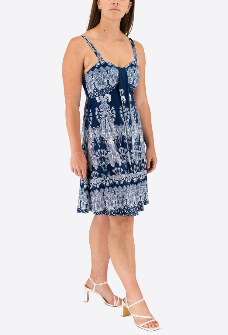 Mini Dress With Elastic Straps 524040-2