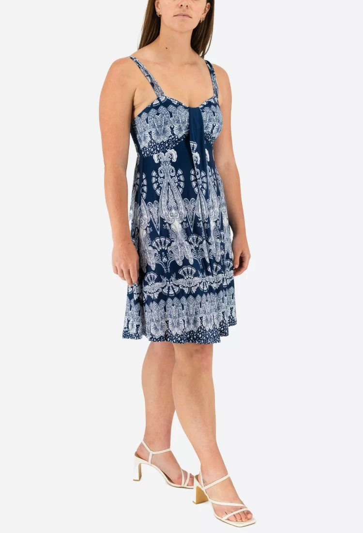 Mini Dress With Elastic Straps 524040-2