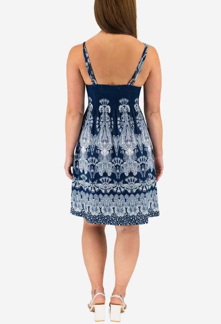 Mini Dress With Elastic Straps 524040-2