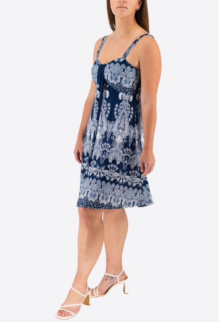 Mini Dress With Elastic Straps 524040-2