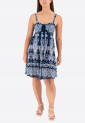 Mini Dress With Elastic Straps 524040-2 Mini Dress With Elastic Straps 524040-2