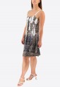 Mini Dress With Pleats Elastic 524040-3