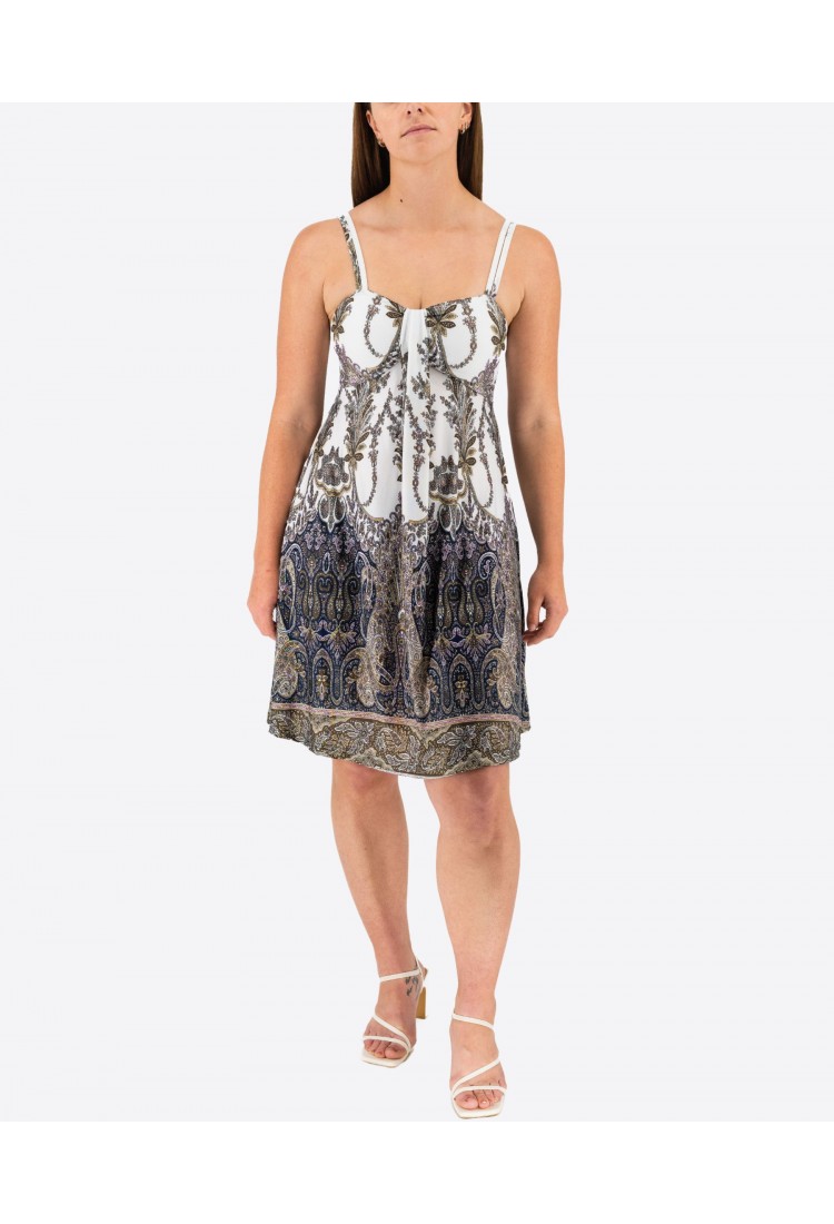 Mini Dress With Pleats Elastic 524040-3