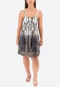 Mini Dress With Pleats Elastic 524040-3 Mini Dress With Pleats Elastic 524040-3