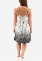 Printed Elastic Dress 524040-6