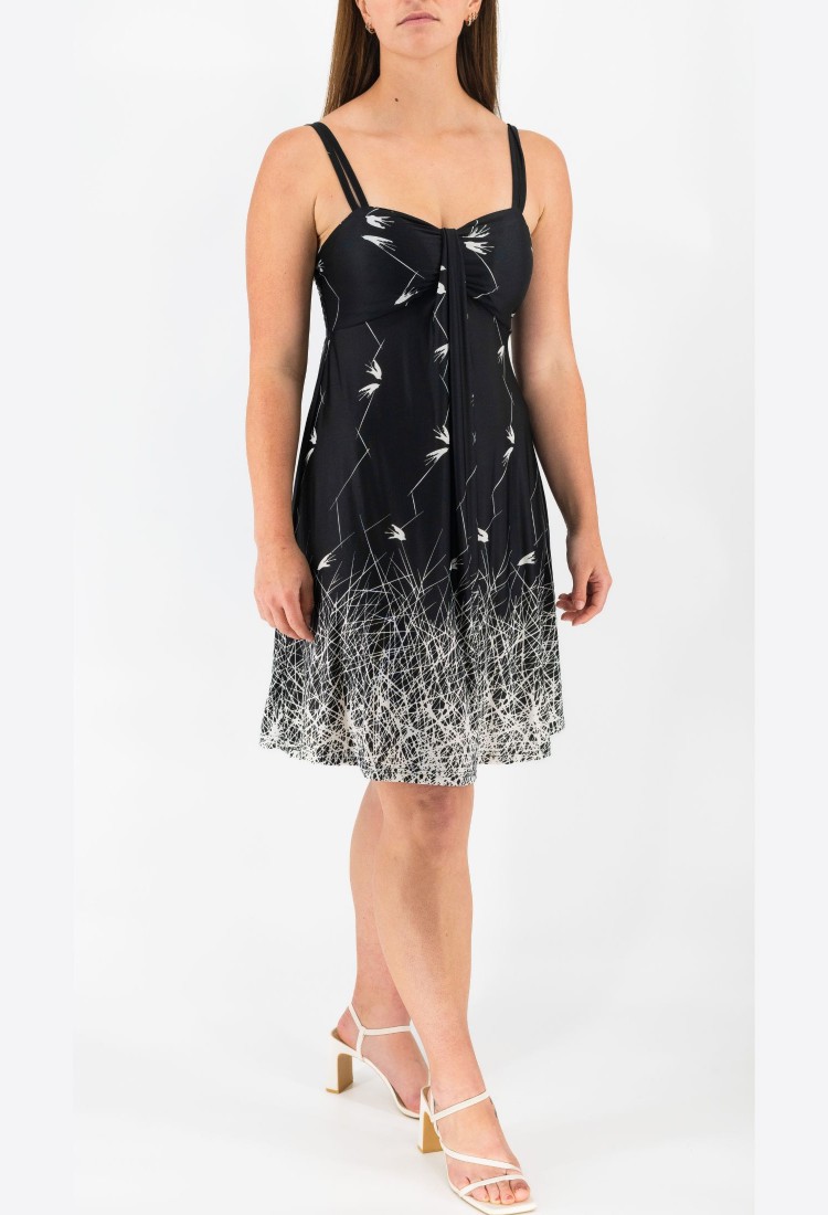Printed Elastic Dress 524040-6