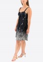 Printed Elastic Dress 524040-6