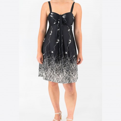 Printed Elastic Dress 524040-6