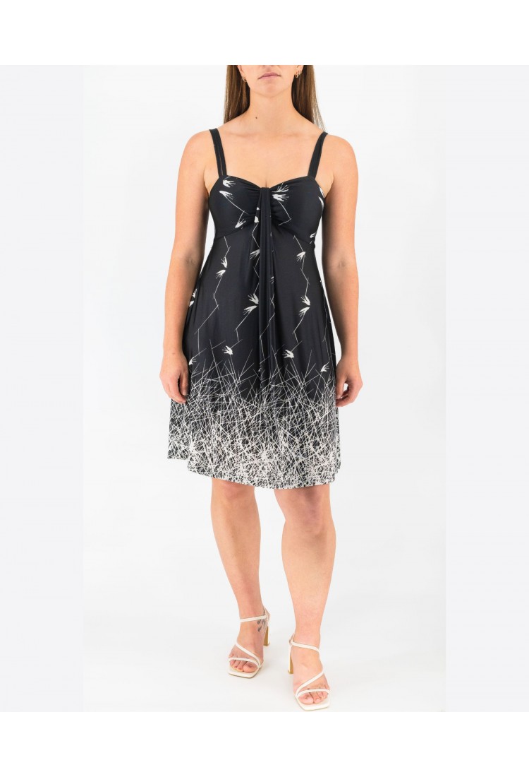 Printed Elastic Dress 524040-6