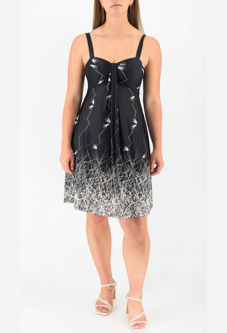 Printed Elastic Dress 524040-6 Printed Elastic Dress 524040-6