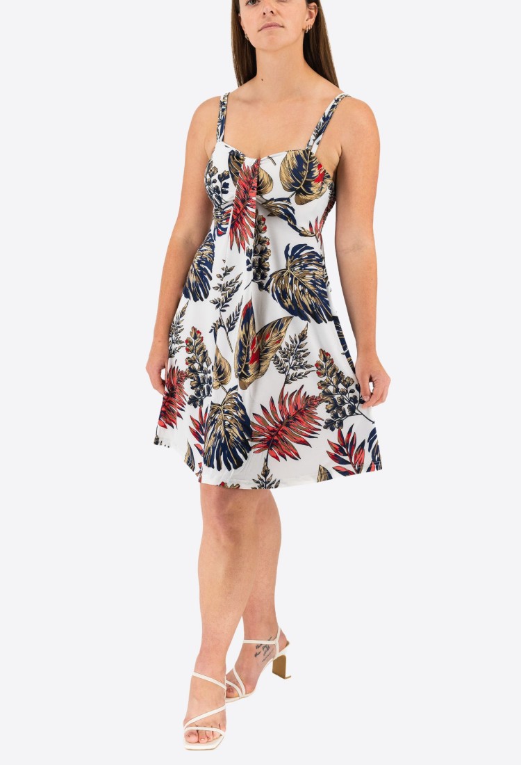 Floral Elastic Dress 524040-9