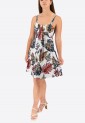Floral Elastic Dress 524040-9