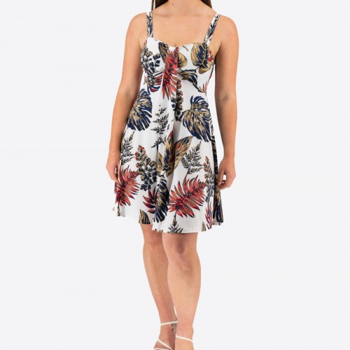 Floral Elastic Dress 524040-9