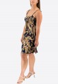 Floral Elastic Dress 524040-10