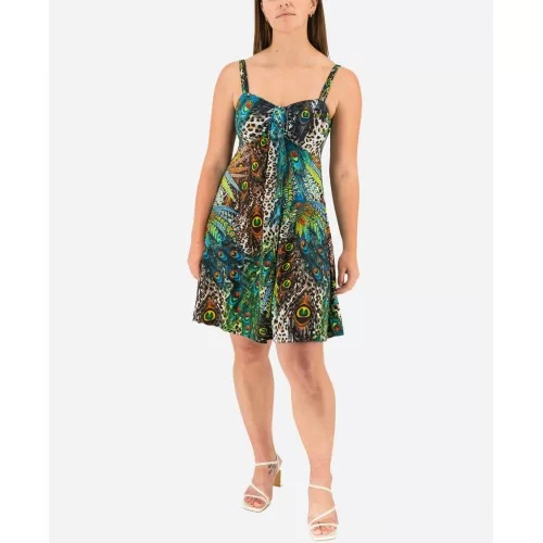 Animal Print Elastic Dress 524040-13