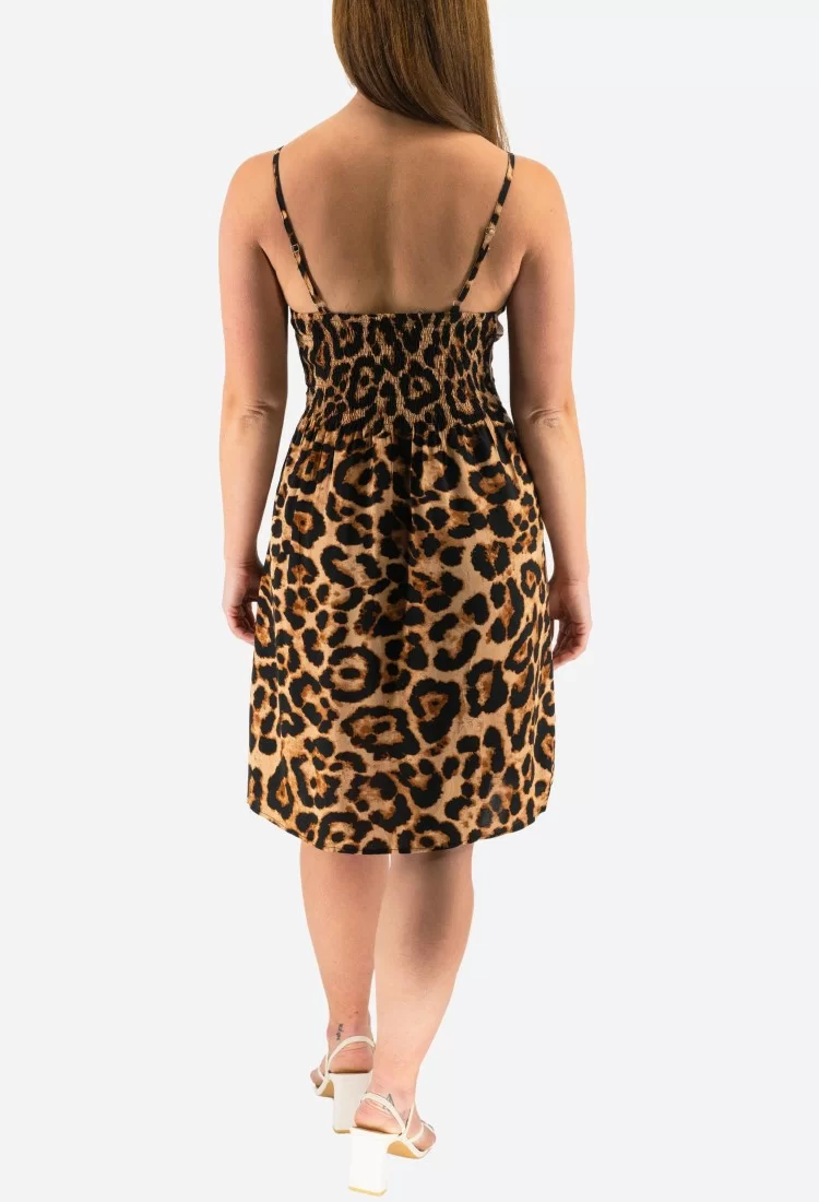 Φόρεμα Animal Print Ελαστικό 524035-1