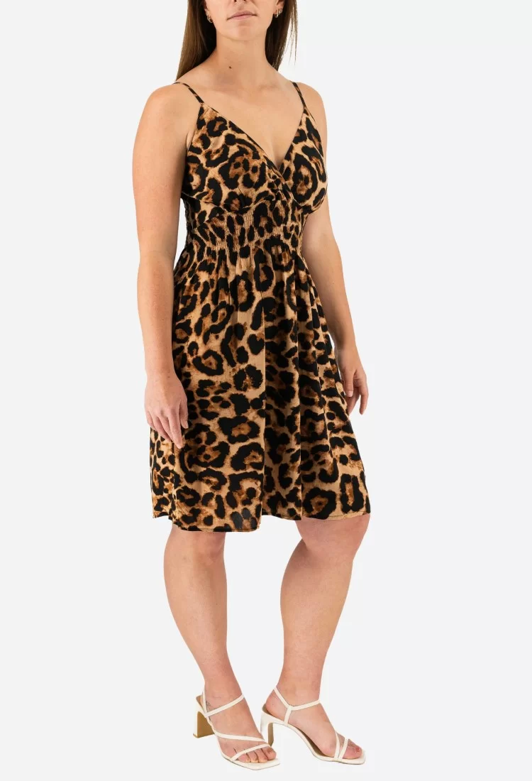 Φόρεμα Animal Print Ελαστικό 524035-1