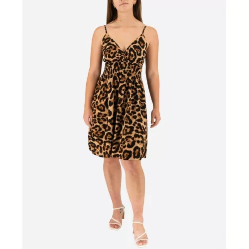 Animal Print Elastic Dress 524035-1