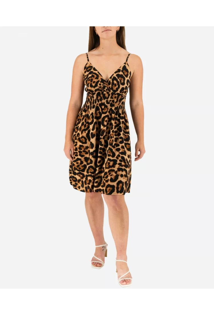 Φόρεμα Animal Print Ελαστικό 524035-1> Φόρεμα Animal Print Ελαστικό 524035-1