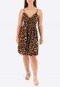 Animal Print Elastic Dress 524035-1 Animal Print Elastic Dress 524035-1