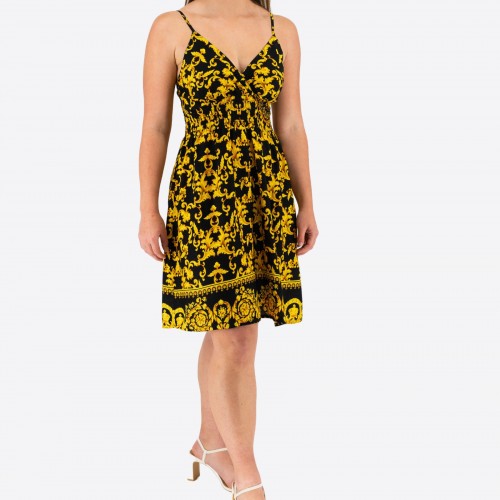 Dress With Elastic Straps 524035-2