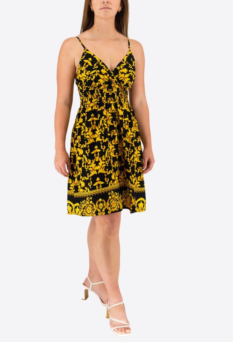 Dress With Elastic Straps 524035-2