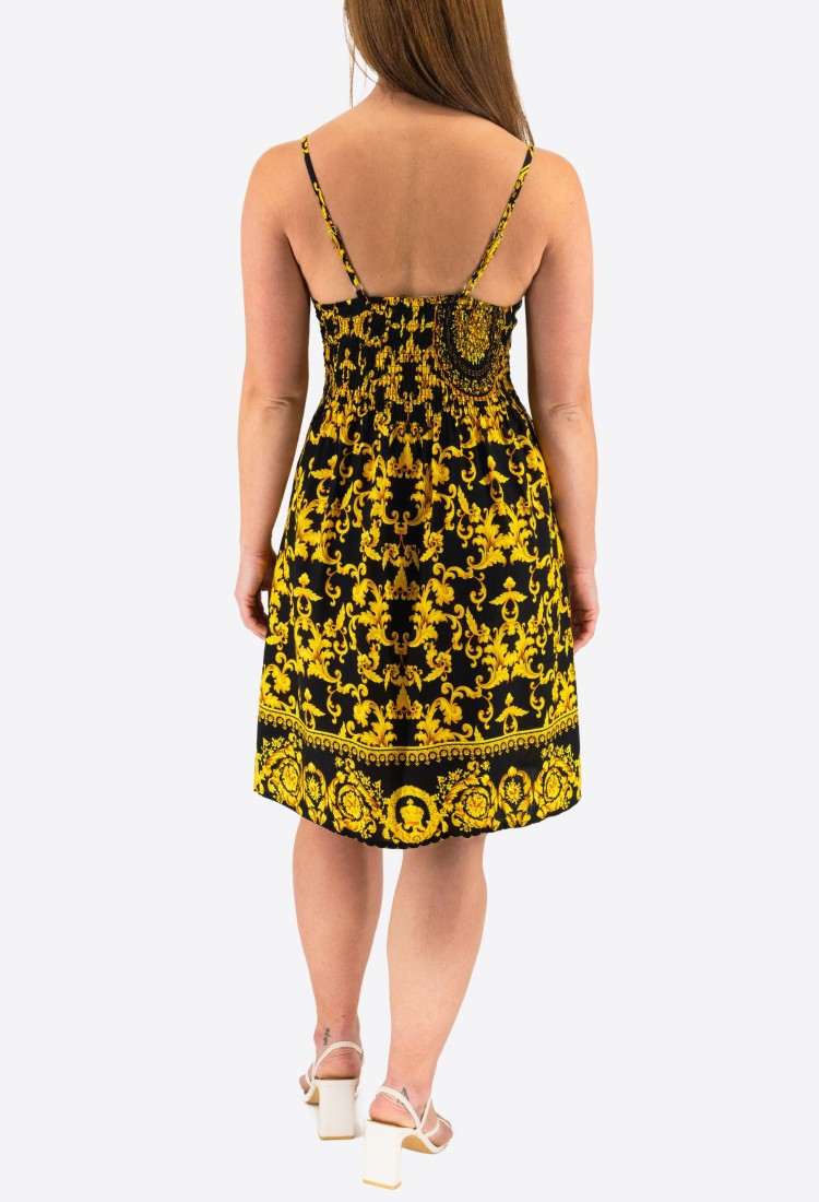 Dress With Elastic Straps 524035-2