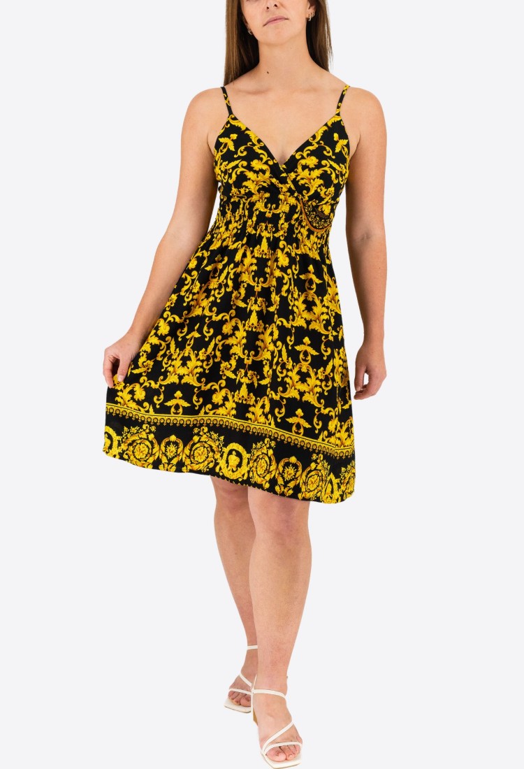 Dress With Elastic Straps 524035-2