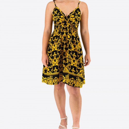 Dress With Elastic Straps 524035-2