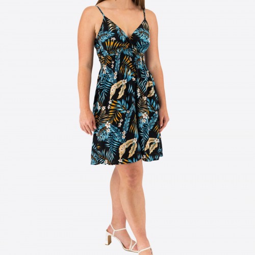 Floral Elastic Dress 524035-5