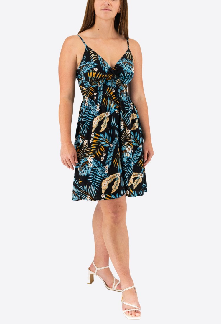 Floral Elastic Dress 524035-5