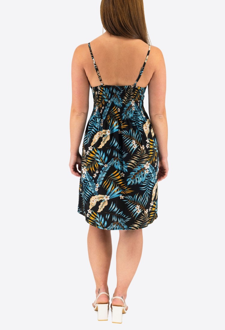 Floral Elastic Dress 524035-5