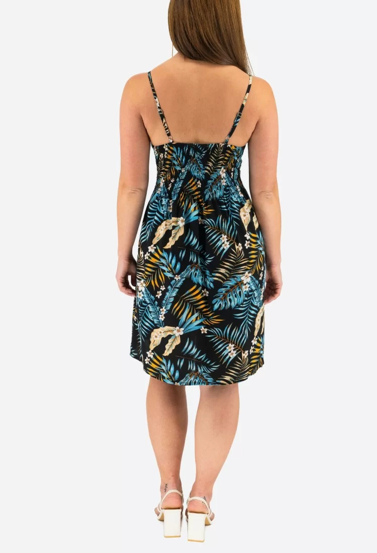 Floral Elastic Dress 524035-5