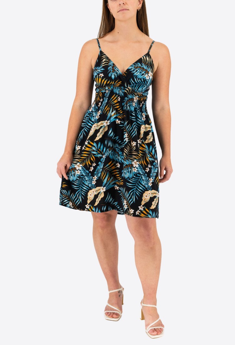 Floral Elastic Dress 524035-5