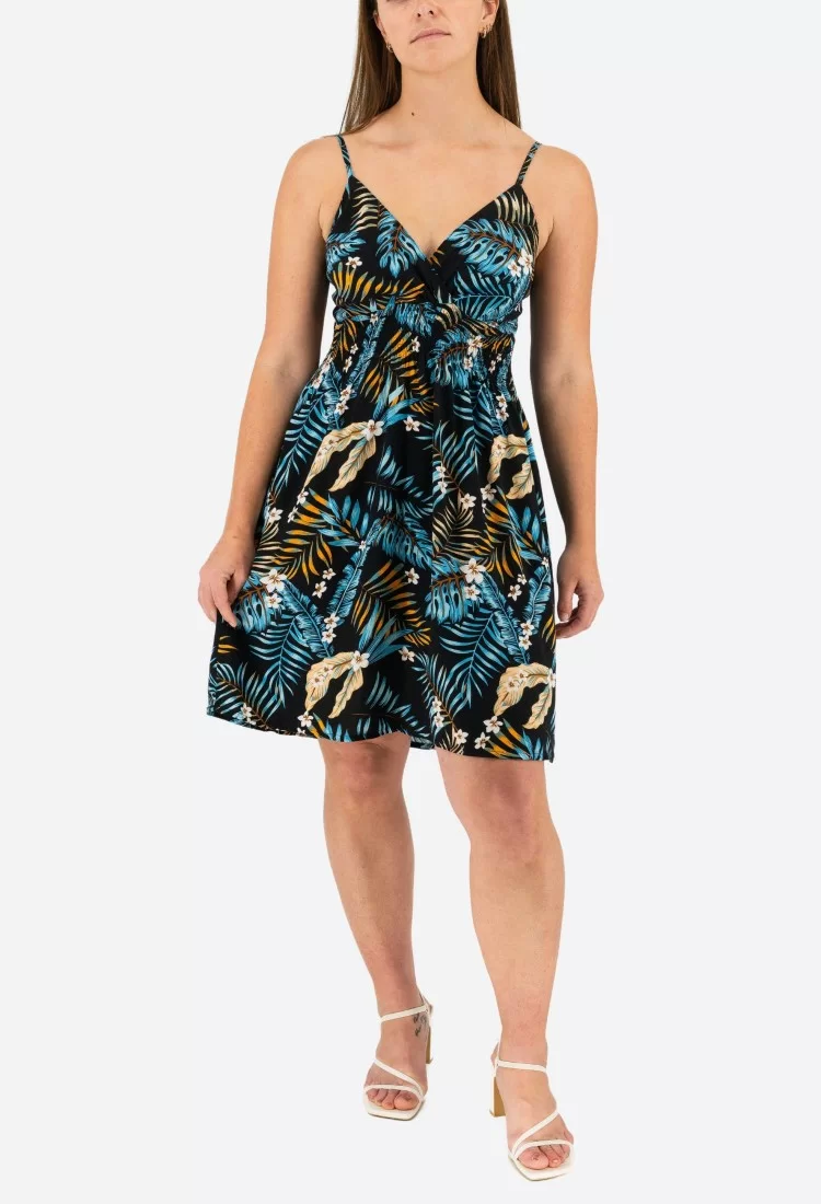 Floral Elastic Dress 524035-5