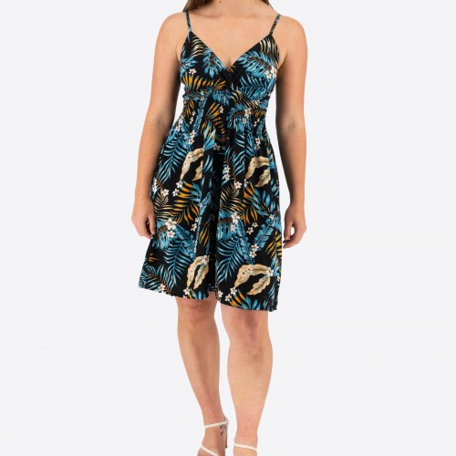 Floral Elastic Dress 524035-5