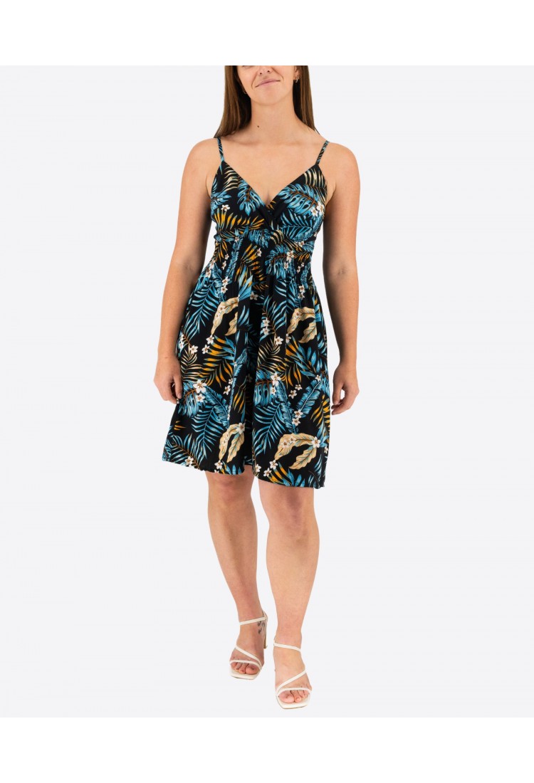 Floral Elastic Dress 524035-5