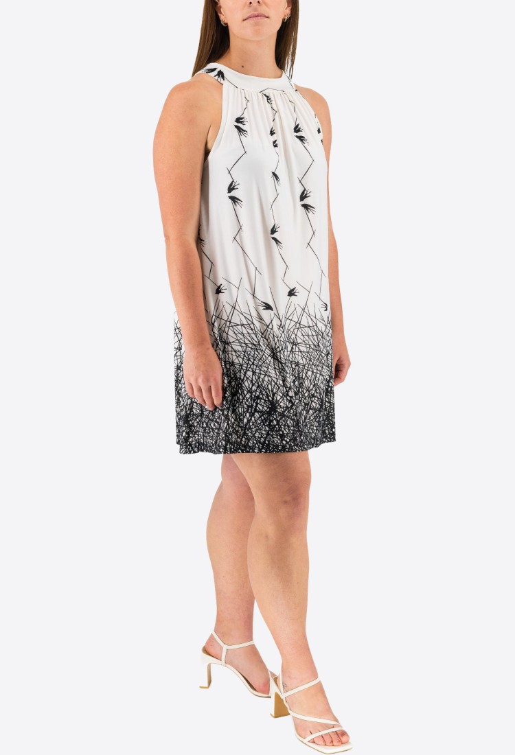Printed Elastic Dress 524043-3