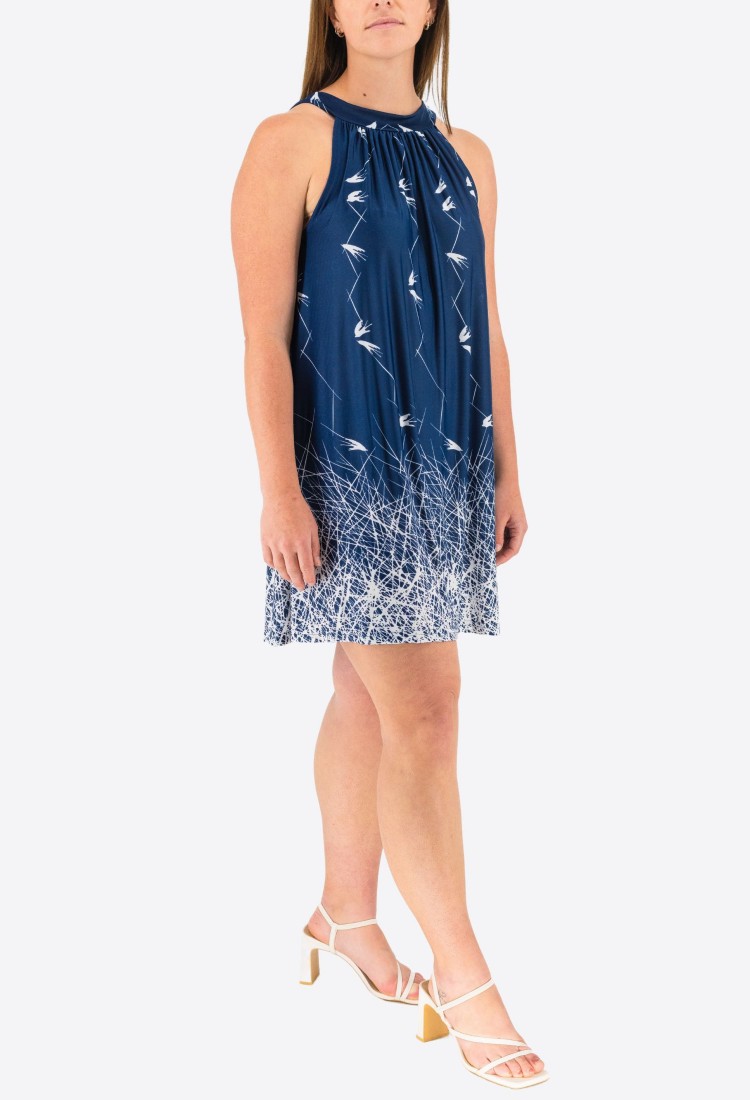 Printed Elastic Dress 524043-3