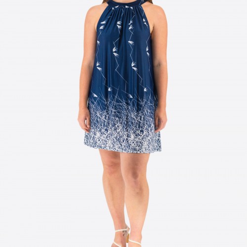Printed Elastic Dress 524043-3