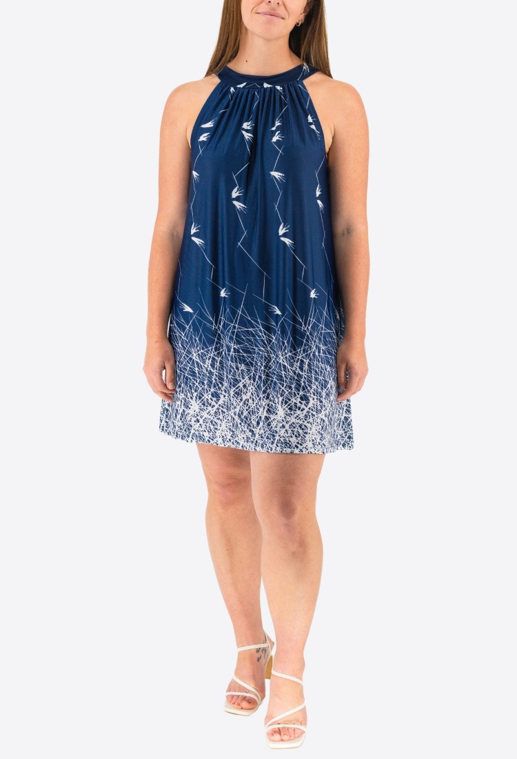 Printed Elastic Dress 524043-3 Printed Elastic Dress 524043-3