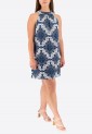 Printed Elastic Dress 524043-4